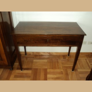 tavolino antico. scrittoio luigi 16 in noce massello restaurato alt 80 lun 110 pro 54